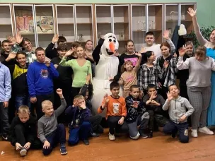 Развлекательная программа от работников Починковского ДК