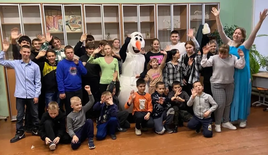 Развлекательная программа от работников Починковского ДК