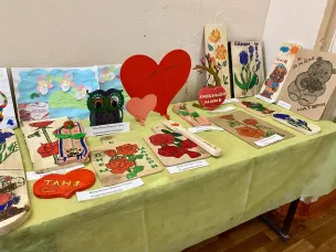 Подарки ко Дню матери от учащихся ГКОУ "Починковской школы-интернат"