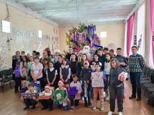 Новогоднее представление от студентов Мордовского государственного университета имени Огарёва.