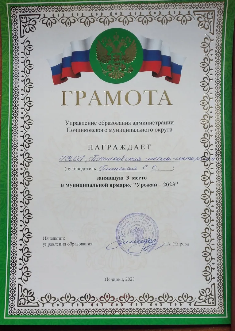 Ежегодная осенняя ярмарка Починковского муниципального округа