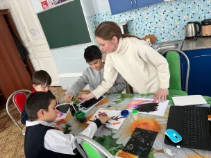 Нетрадиционная техника рисования Граттаж