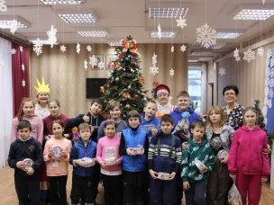 Фольклорное развлечение для детей Починковской коррекционной школы «Святки – колядки».